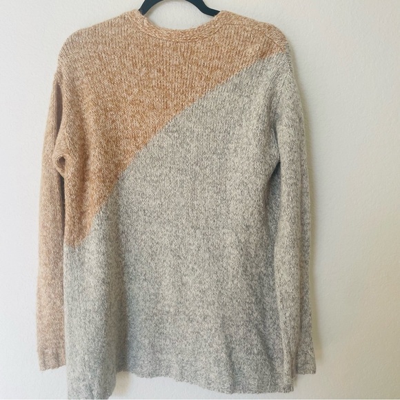 Cabi womans Colorblock Open Front Cardigan size XS snap button neutral soft - Picture 10 of 11